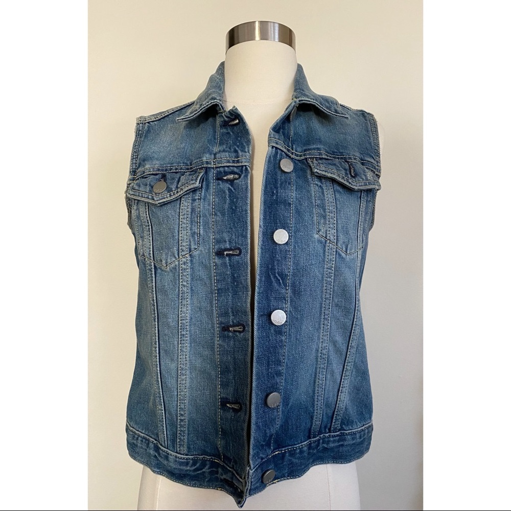 Gap Sleeveless Jean Jacket